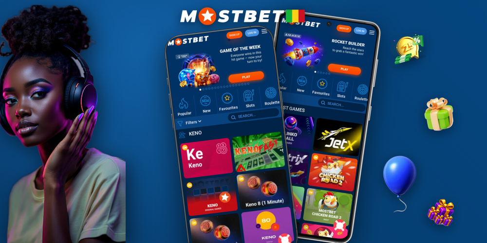 Panorama des écrans de l'APK Mostbet : casino, football en direct et dépôt